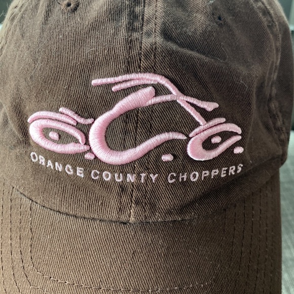 Orange County Choppers Pink and Brown Women’s hat - Picture 5 of 6